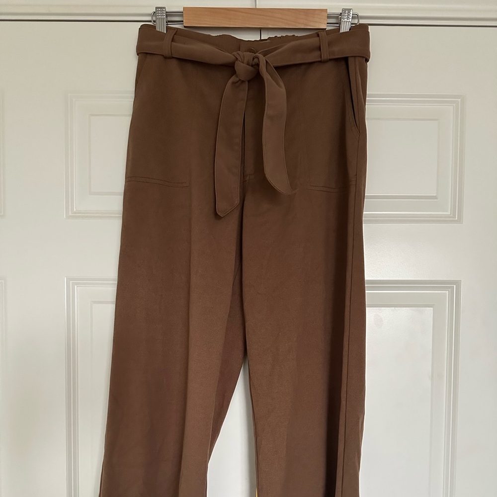 Tie waist pants